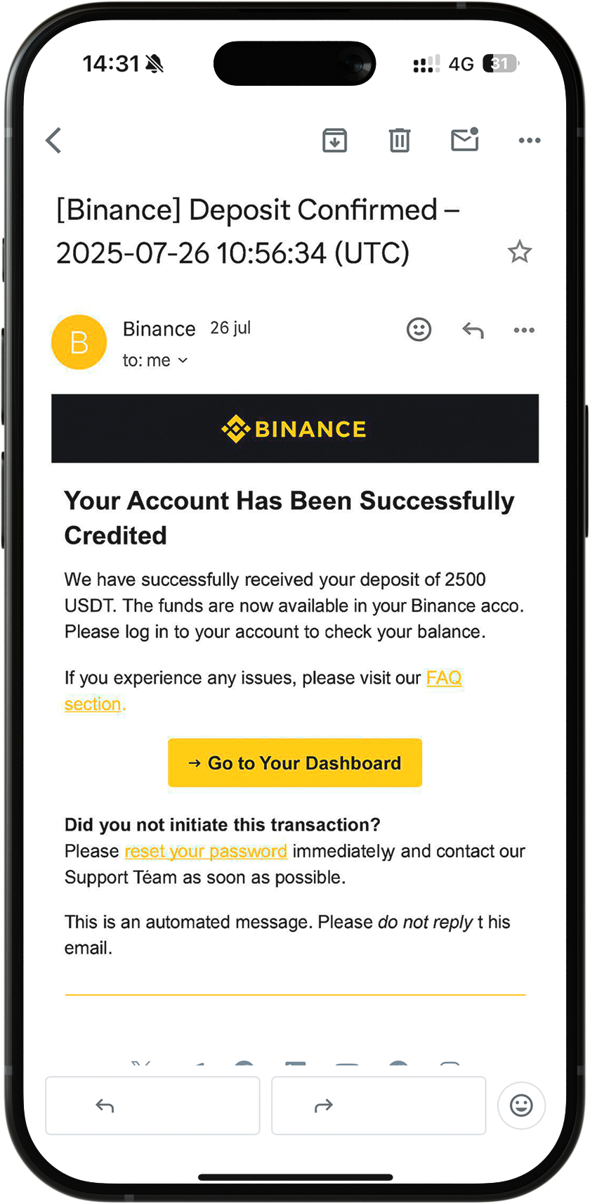 Iphone 1binance